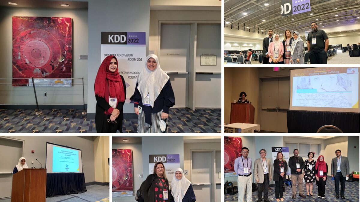 IS faculty and students present their work at the 2022 KDD conference