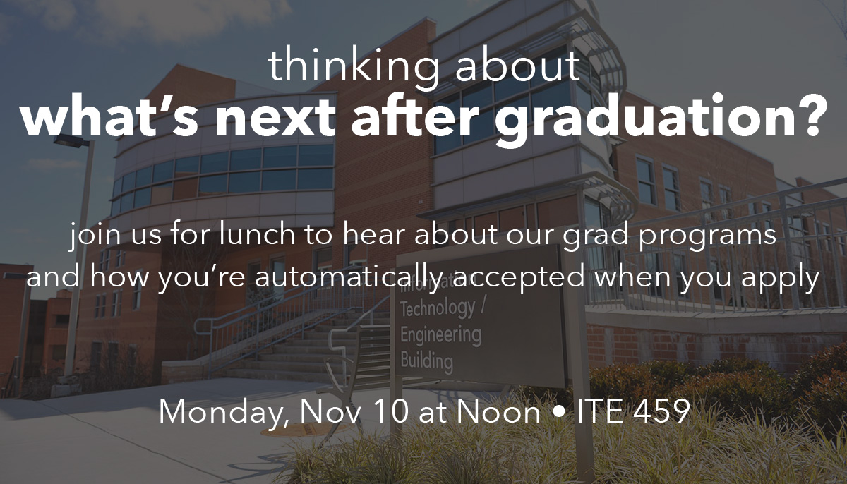 grad programs info session even graphic